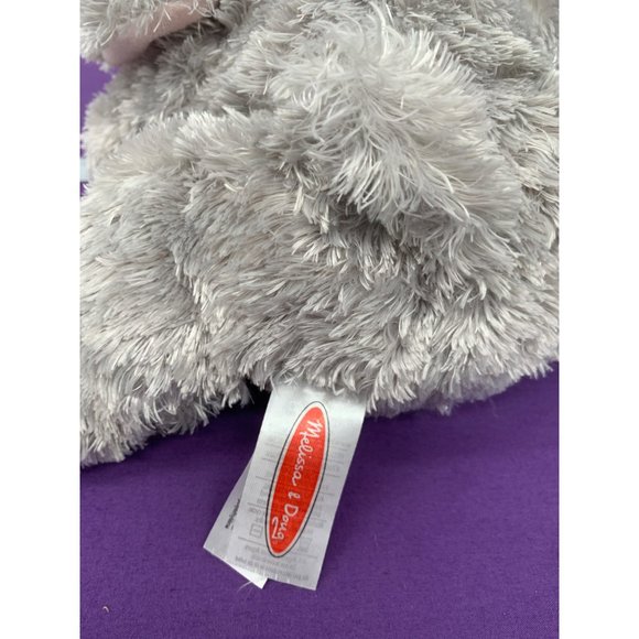 Mellisa and Doug Gray Elephant 10" Sitting Plush Stuffed Animal Floppy - Picture 6 of 9